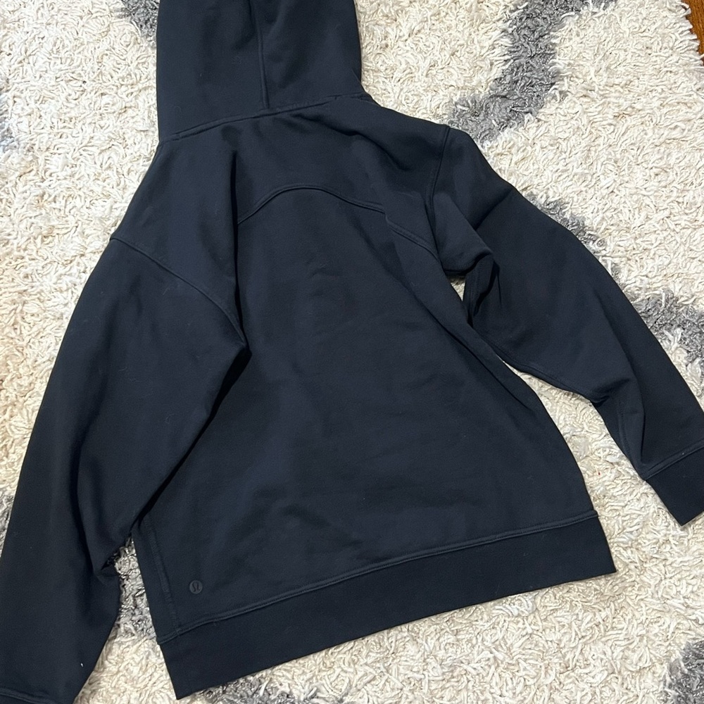 Lululemon Black Hooded Pullover Sweatshirt Size Small - Picture 2 of 2
